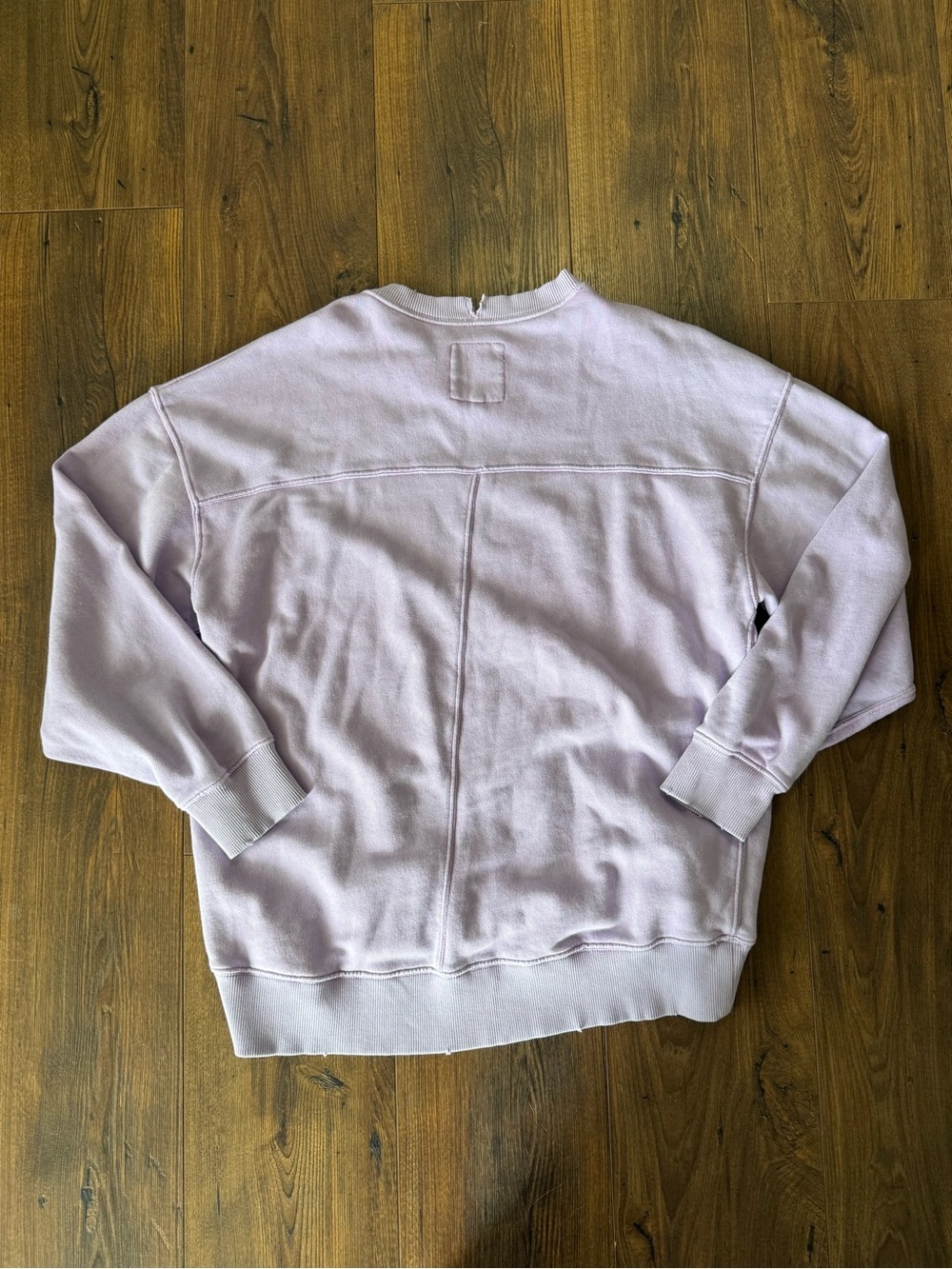 AERIE THE CHILL CREW Going off the Rails Sweatshirt Lavender Size Small - Picture 6 of 7